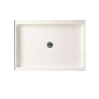 34 in. x 48 in. Solid Surface Single Threshold Shower Floor in Tahiti 