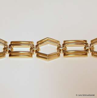 Gold Armband 585/14 Kt L19cm 2,2 cm breit Goldarmband 28 Gramm schwer 