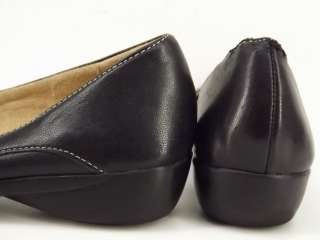 Womens shoes black Naturalizer 10 M loafer leather comfort  