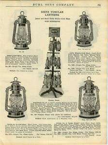 1924 Dietz Cold Blast Lantern Store Display Vehicle ad  