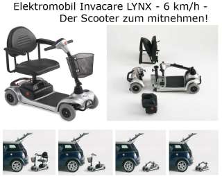 Scooter / Elektromobil / E Rollstuhl Invacare LYNX 6kmh  