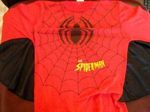 SPIDERMAN youth XL webbed T shirt Marvel Comics hero  