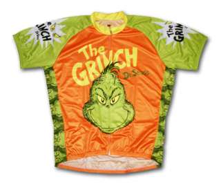 The Grinch Dr Seuss Cycling Jersey Mens XXXL 3X 3XL bicycle bike with 