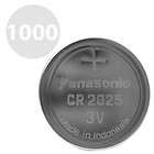 1000 panasonic cr2025 3v lithium coin cell batteries 