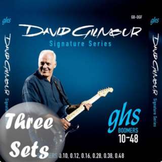 ghs David Gilmour Boomers Guitar Strings 10 48 3 SETS  