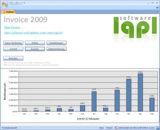 Rechnungsprogramm Invoice 2009 (German)