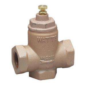 Watts 3/4 in. Cast Brass FPT x FPT Hydronic 2 Way Flow Check Valve 
