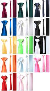 niki orange® schmale Krawatte schwarz Tie Kravatten  