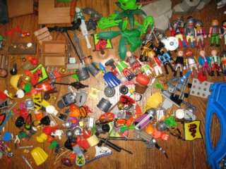 PLAYMOBIL CASTLE PIRATE CHEST SHIP HUGE LOT  