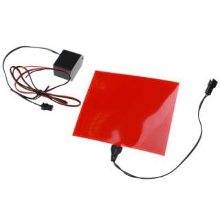   anywhere in your home, business or car with this bright red EL panel