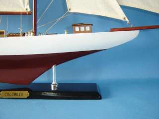 Columbia Limited 25 Model Sailboat Ship Model NEW  