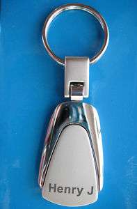 HENRY J keychain  teardrop shape  