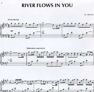 Yiruma River flows in you EINZELAUSGABE für Klavier Piano NEU 