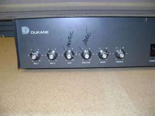Vintage Dukane 1A1400 100 Watt Audio Power Amplifier  