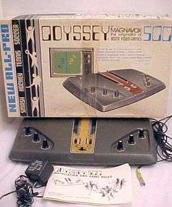 MAGNAVOX ODYSSEY MODEL 500 IN BOX WITH A/C ADAPTER & INSTRUCTIONS 
