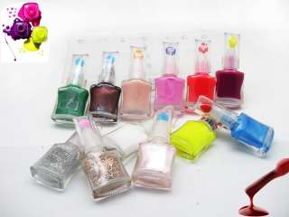 12 Mini Nail Polish set (5ml each) with all kind of beautiful colors 