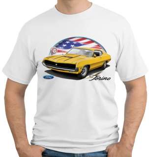 1970 FORD Torino GT Fastback Official Licensed T shirt  