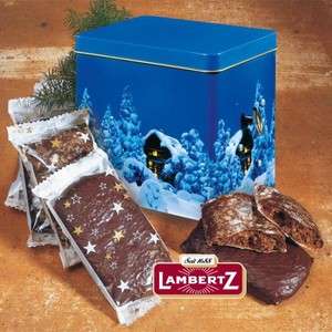 Lambertz Lebkuchen Dose 200g mit Spieluhr   in 4 Designs erhältlich 