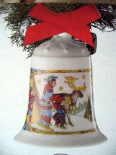 Hutschenreuther Weihnachts Glocke 1997 2000 limitiert selten rar in 