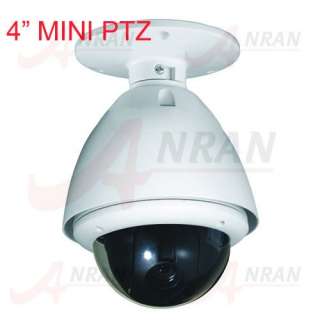 570TVL 10x Optical Waterproof Mini Dome CCTV PTZ Camera  