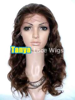 12 short Indian Remy Human Hair Lace Front / Full Lace Wigs 