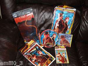 INDIANA JONES PARTY SUPPLIES,  PLATES, TABLECOVER 