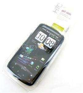 New Original OEM TMobile HTC Sensation 4G Premium Black Hard Gel Skin 