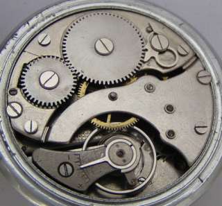 WW2 Umf Ruhla Saturn German Pocket Watch Perfect Serviced  