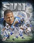 NDAMUKONG SUH 2011 Detroit Lions LICENSED picture poster un signed 