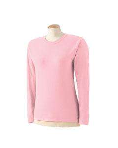   Ladies 5.4 oz. Ringspun Garment Dyed Long Sleeve T Shirt C3014  