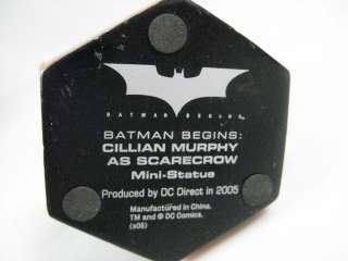 BATMAN BEGINS CILLIAN MURPHY SCARECROW DC COMICS STATUE  