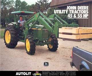 1986 John Deere 2150 2350 Tractor Loader Brochure  