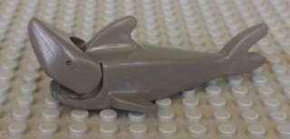 Lego Minifig Gray Shark Animal Figure Pirates Water Ocean Minifigure 