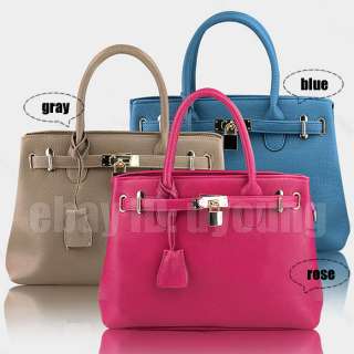Elegant Lady Retro Zip Golden Lock bag womens handbag w77  