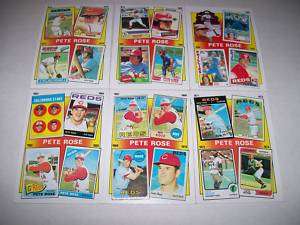 1986 Topps Pete Rose Years Cards You Pick 2 For A $ 1  