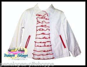 LOOK NWT GIRLS BEETLEJUICE POPPY LOVE COLLECTION JACKET SIZE 4  