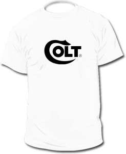 Colt t shirt logo firearms manufacturer t shirts SIZE S XXL  