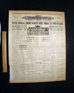 GALLANT FOX Triple Crown Horse Racing 1930 Newspaper Belmont Stakes 
