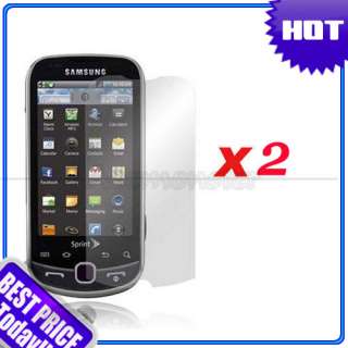 2X CLEAR Screen Protector For Samsung Intercept M910  