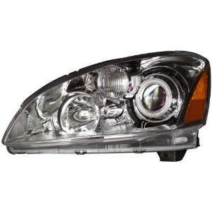 Anzo USA 121226 Nissan Altima Chrome Clear Projector with Halos 