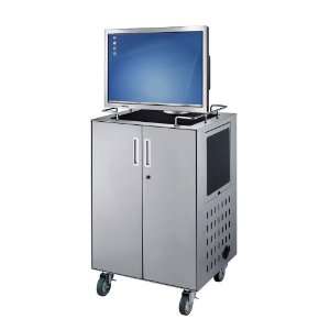  Balt Deluxe Presentation Cart with Computer Monitor Mount 