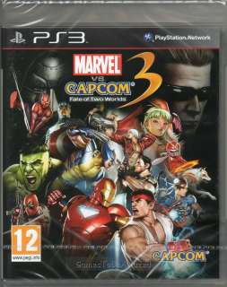 MARVEL VS CAPCOM 3 FATE TWO WORLDS GAME PS3 ~ NEW  