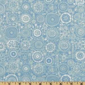   Street Abstract Sky Blue Fabric By The Yard Arts, Crafts & Sewing