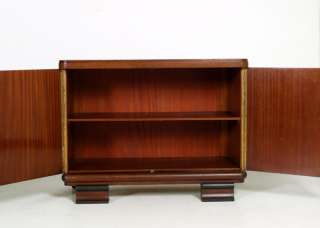 CREDENZA ART DECO ROVERE MOGANO ANNI 30 40   MA I24  