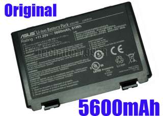   5600mAh Original Battery For ASUS A32 F82 F83S K40 K40E