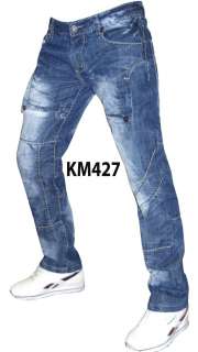   NEW Mens KOSMO LUPO Italian DESIGNER SLIM FIT Jeans K&M