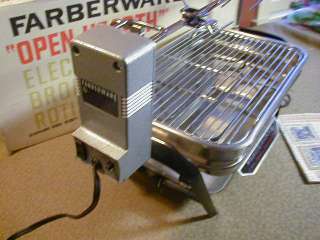 Farberware Electric Open Hearth Indoor Broiler Rotisserie Grill 455 A 