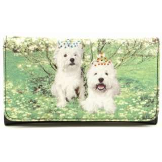 Westie West Highland Terrier Dogs Wallet for Purse Tote  