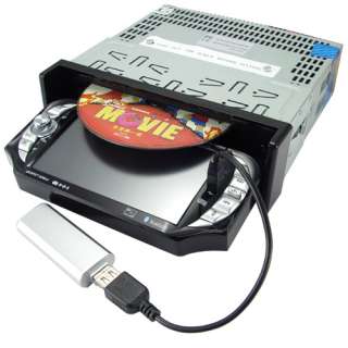 AUTORADIO DVD USB SD 1 DIN Frontalino RDS Bluetooth  