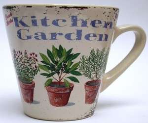   Shabby Kitchen Garden Herbs Mug Martin Wiscombe Lg Grow Your Own Range